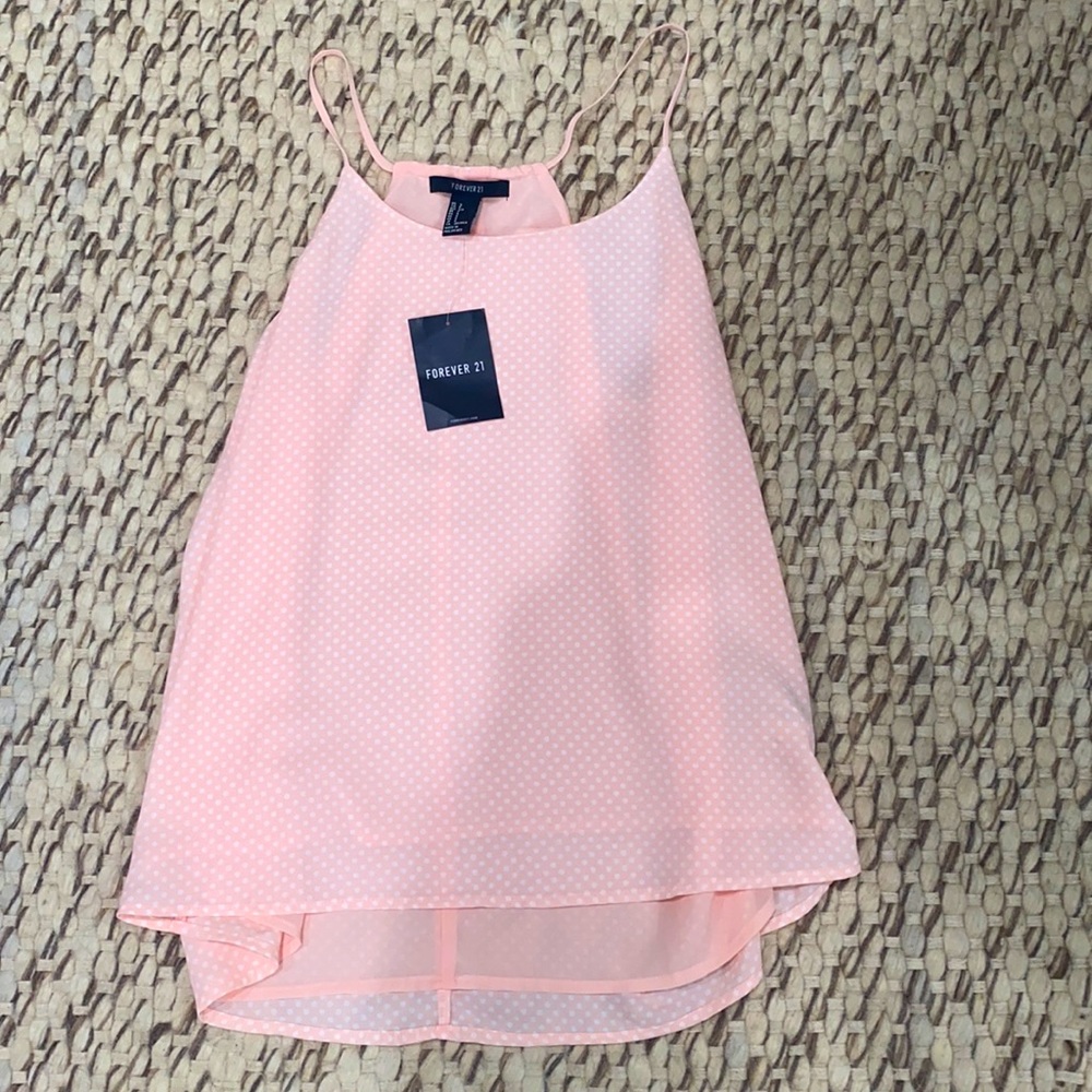 forever 21 pink tank top
